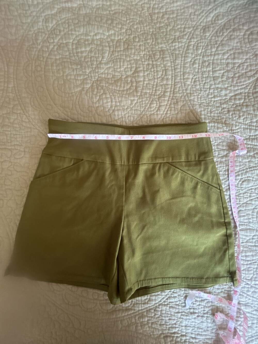 Versona High Rise Slit Hem Shorts - Picture 8 of 8